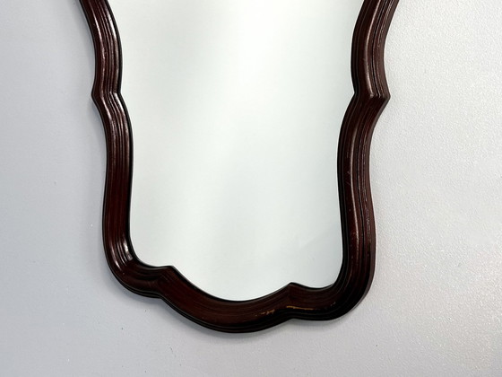 Image 1 of Wall Hanging Scalloped Mirror