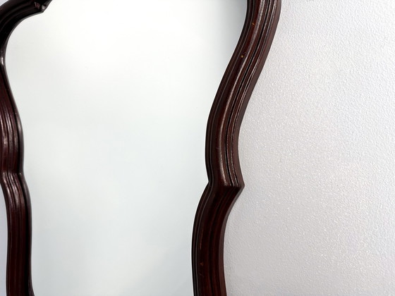 Image 1 of Wall Hanging Scalloped Mirror