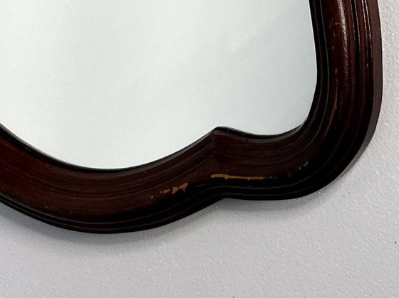 Image 1 of Wall Hanging Scalloped Mirror