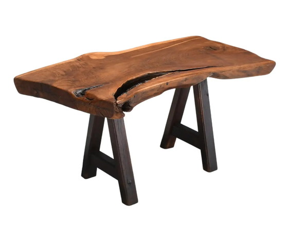 Image 1 of Mobichalet Table rustique brutaliste