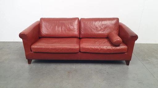 Machalke Design Sofa Leather Cognac