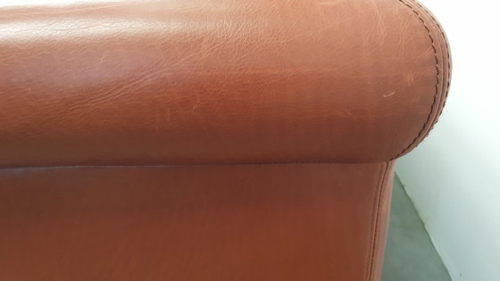 Image 1 of Machalke Design Sofa Leather Cognac