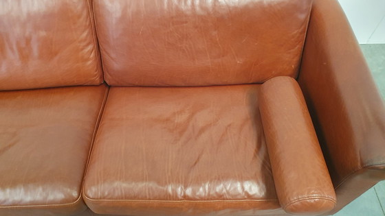 Image 1 of Machalke Design Sofa Leather Cognac