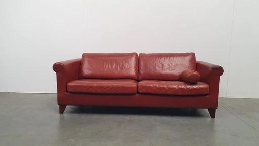 Machalke Design Sofa Leather Cognac