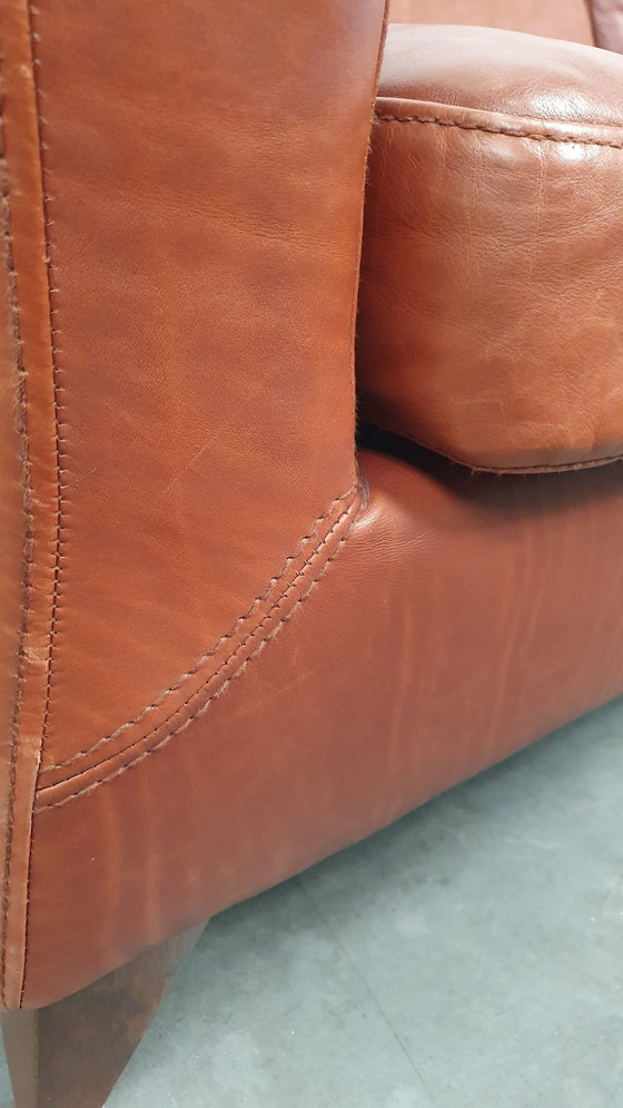 Image 1 of Machalke Design Sofa Leather Cognac