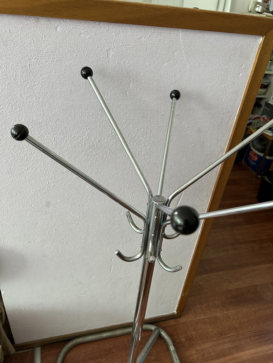 Image 1 of Hyněk Gottwald Chrome Plated Coat Rack