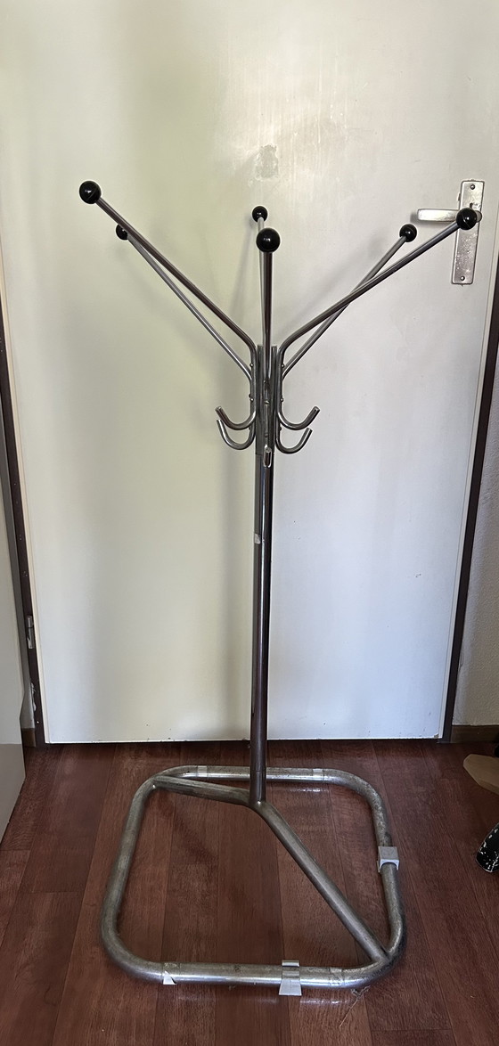 Image 1 of Hyněk Gottwald Chrome Plated Coat Rack