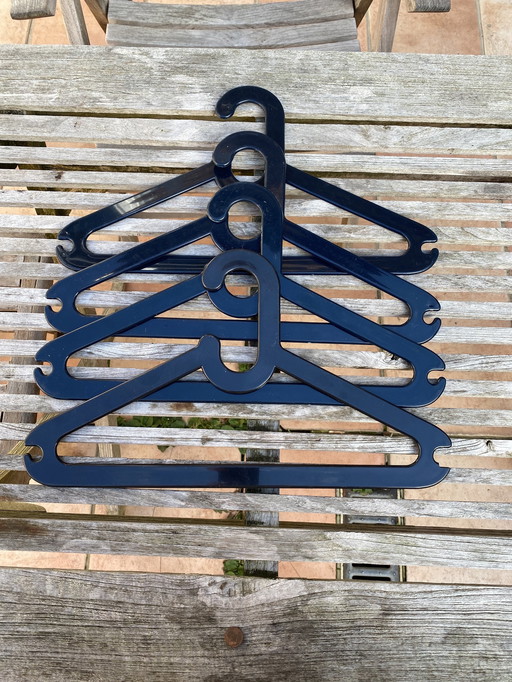 70S Space Age Clothes Hangers 4 Pieces