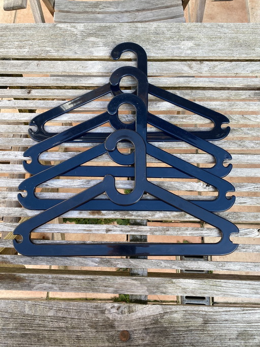 70S Space Age Clothes Hangers 4 Pieces