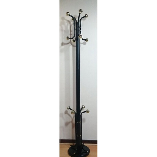 Vintage gold parrot coat rack