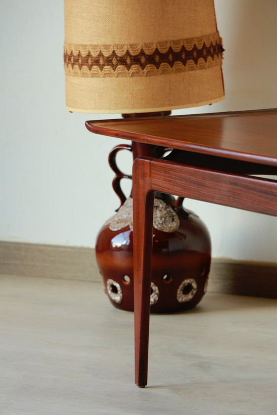 Image 1 of Long Afromosia Coffee Table By John Herbert For A.Younger Ltd