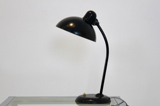 Image 1 of kaiser idell adjustable black steel table lamp by Christian Dell