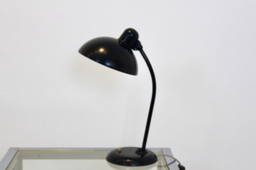 kaiser idell lampe de table réglable en acier noir par Christian Dell