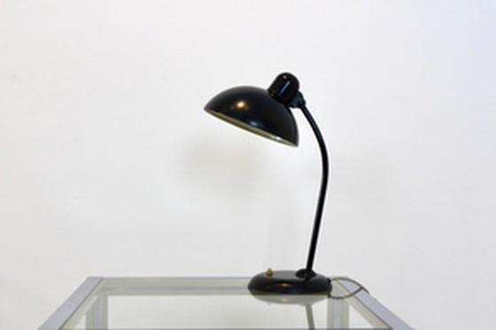 Image 1 of kaiser idell adjustable black steel table lamp by Christian Dell