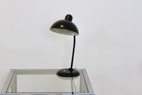 Image 1 of kaiser idell adjustable black steel table lamp by Christian Dell