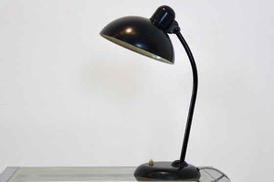 Image 1 of kaiser idell adjustable black steel table lamp by Christian Dell