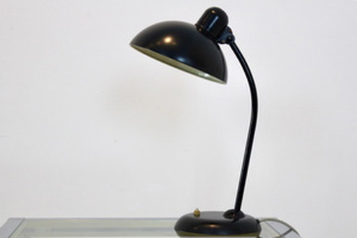 kaiser idell lampe de table réglable en acier noir par Christian Dell