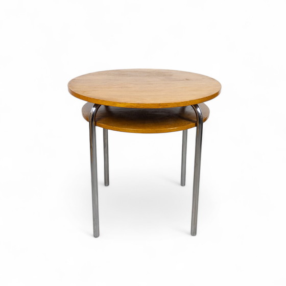 Image 1 of Bauhaus Tubular Steel Table By Petr Vichr, 1930S