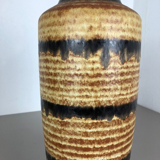 Image 1 of Vaso da terra vintage in ceramica Fat Lava Multi-Color 517-45 di Scheurich, 1970