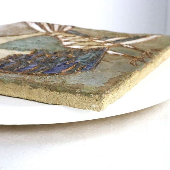 Image 1 of Vintage ceramic plate les Argonautes Vallauris, 1950-1960