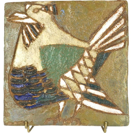 Image 1 of Vintage ceramic plate les Argonautes Vallauris, 1950-1960
