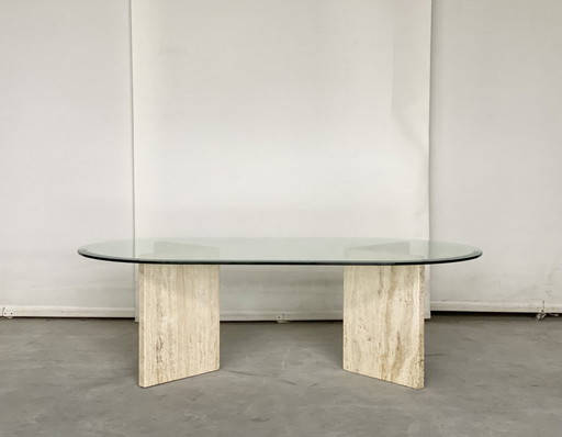 Travertine coffeetable