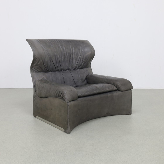 Image 1 of Fauteuil en cuir Saporiti