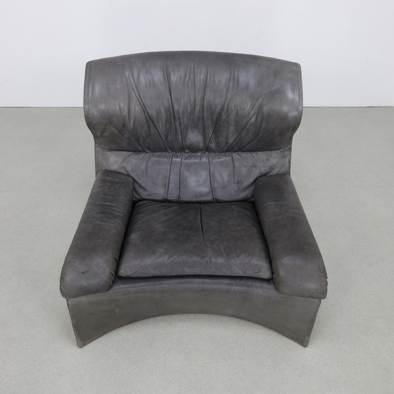 Image 1 of Fauteuil en cuir Saporiti