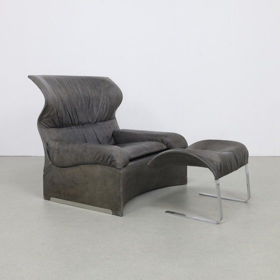 Image 1 of Fauteuil en cuir Saporiti