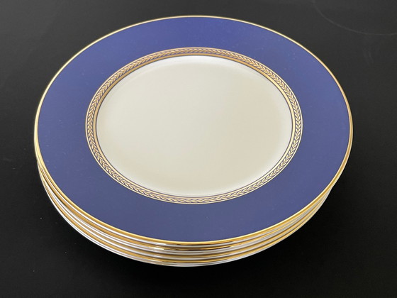 Image 1 of 6x Wedgwood Renaissance Gold Breakfast Plate