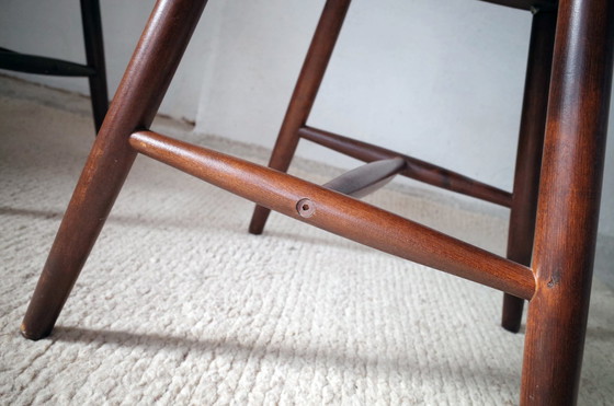 Image 1 of 3x vintage chairs style rung chairs