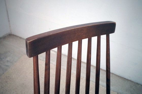 Image 1 of 3x vintage chairs style rung chairs