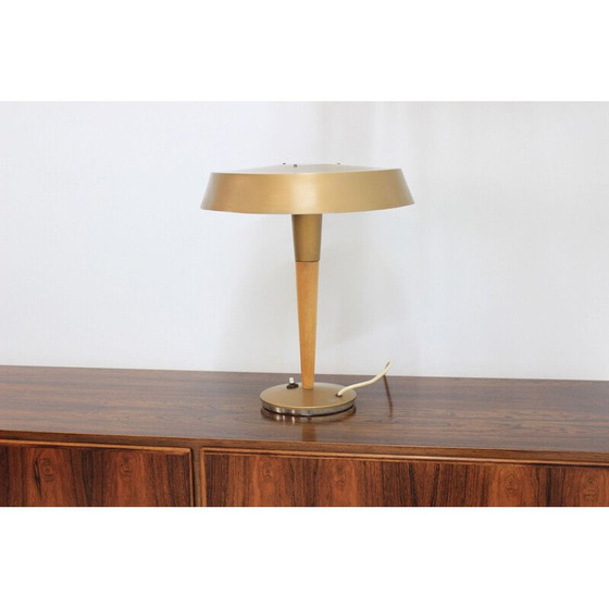 Image 1 of Lampada da tavolo vintage in metallo di Kamenický Šenov, 1970