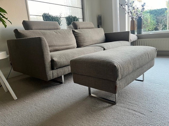 Image 1 of Montis Axel 3.5-seater sofa including two headrests and a footstool