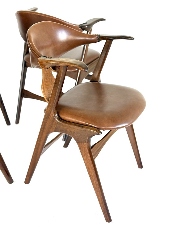 Image 1 of 4X Louis Van Teeffelen Koehoorn Chairs