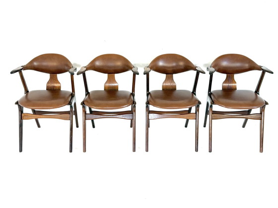 Image 1 of 4X Louis Van Teeffelen Koehoorn Chairs