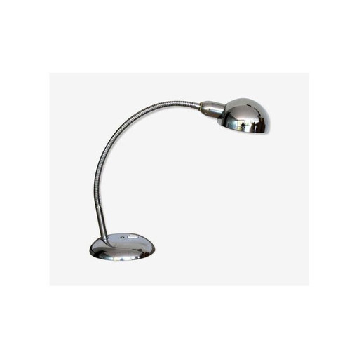 Lampada da scrivania vintage cromata, 1950