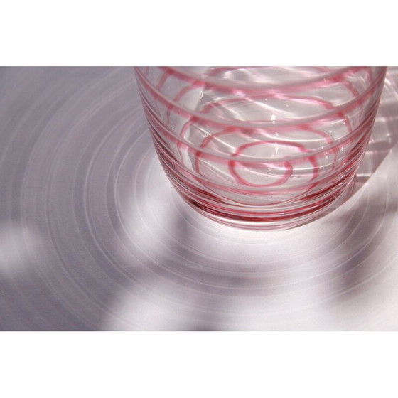 Image 1 of Vintage ChupaChups pink vase from Murano Italy 1970s