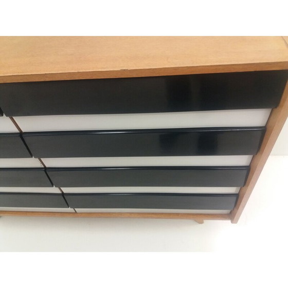 Image 1 of Cassettiera vintage in legno impiallacciato di Jiří Jiroutek, Cecoslovacchia 1960