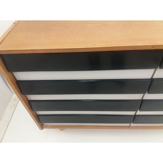 Image 1 of Cassettiera vintage in legno impiallacciato di Jiří Jiroutek, Cecoslovacchia 1960