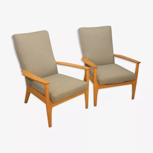 British Model Pk988/1023 Armchairs From Parker Knoll, 1960S, Set Of Two