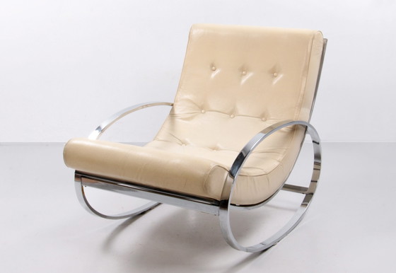 Image 1 of Italian Design Rocking Chair design by Renato Zevi,1970