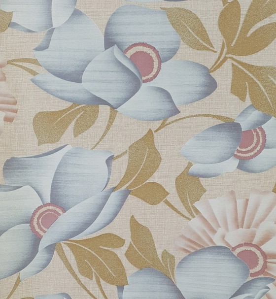 Image 1 of 13582 Super Groovy 1970s Floral Wallpaper