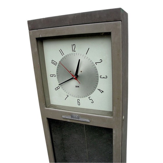 Image 1 of Vintage Ibm long clock master electro-mechanical clock, 1960