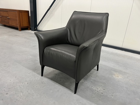 Image 1 of Leolux Mayuro Armchair Noli Argento leather