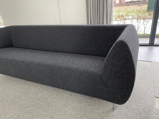 Gelderland Sofa, 2.5 Seater, Model 934, Fabric Upholstery Hallingdal 180 From Kvadrat