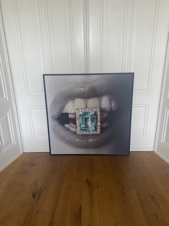 Image 1 of Anouk van Tetering - Picture in baking frame Sparkling Smile