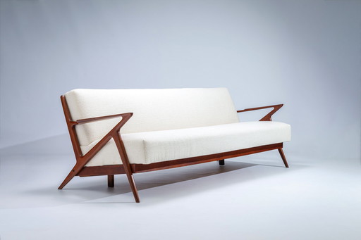 Rare Danish  Z-Sofa By Poul Jensen 