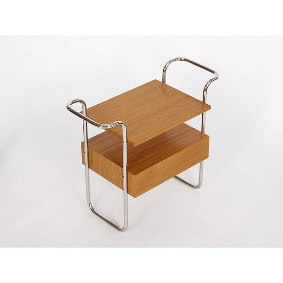 Image 1 of Vintage contemporary tubular steel side table