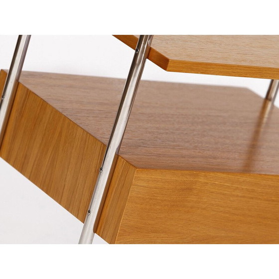 Image 1 of Vintage contemporary tubular steel side table